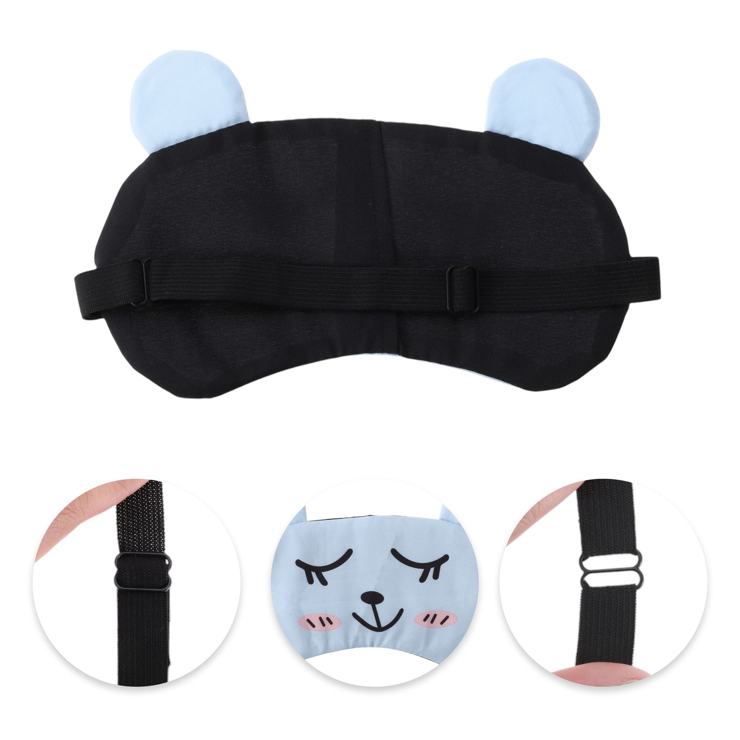 Durable Funny Eye Mask Eye Shade Cover for Office Blue