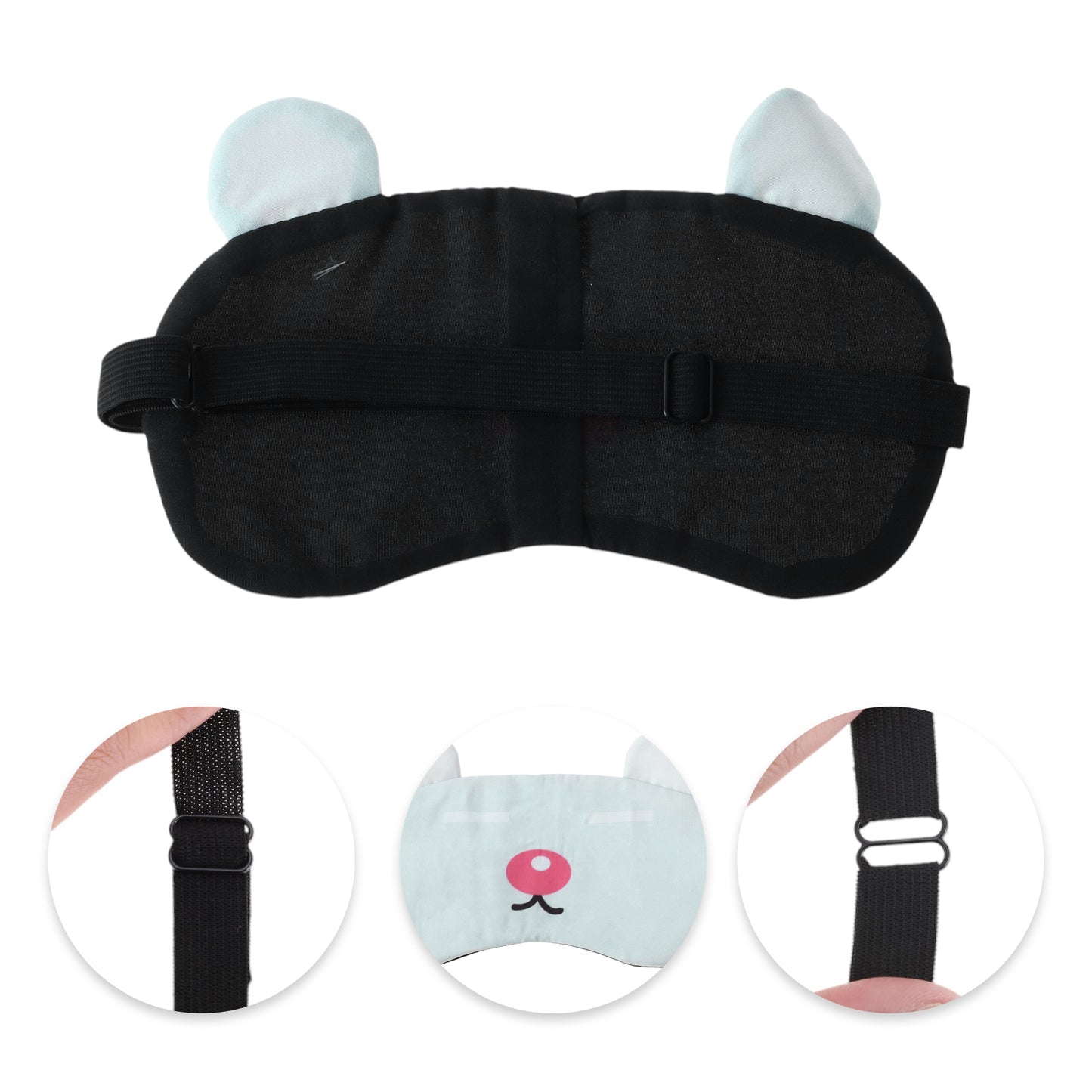 Durable Funny Eye Mask Eye Shade Cover for Office Gray