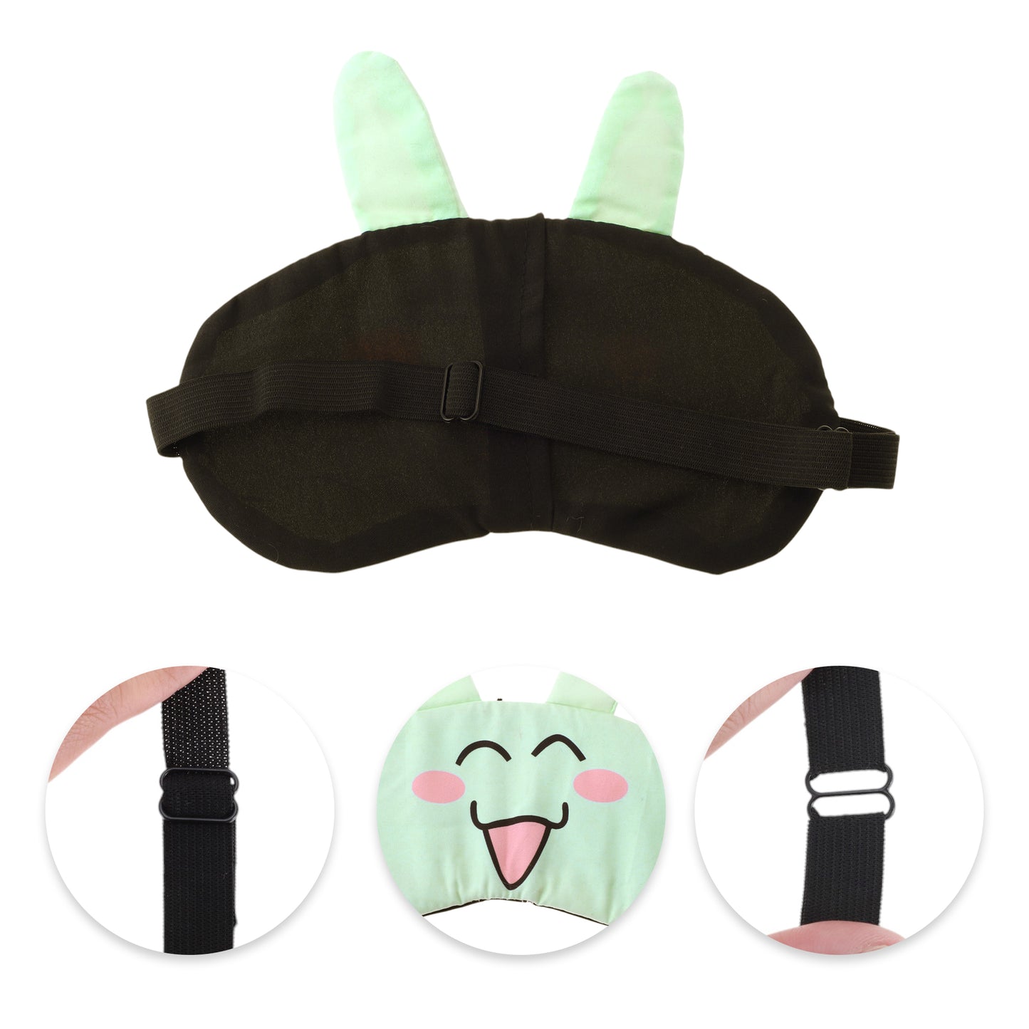 Durable Funny Eye Mask Eye Shade Cover for Office Green