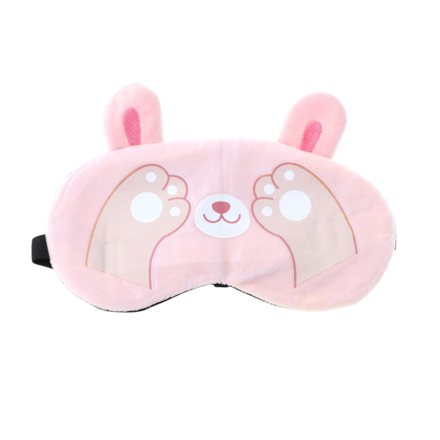 Cartoon Cat Paw Eye Mask Cute Eye Cover for Travel for Office Pink