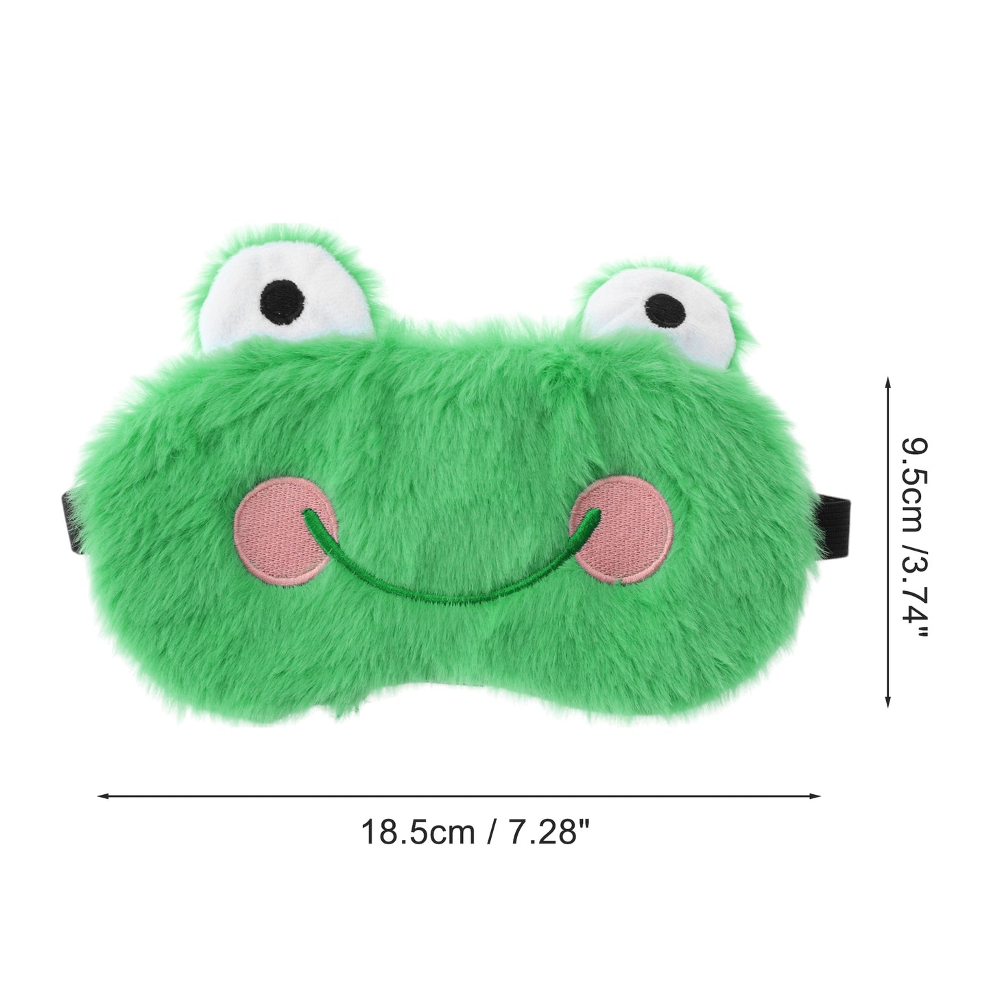 Durable Frog Eye Mask Cute Eye Shade Cover for Office Green