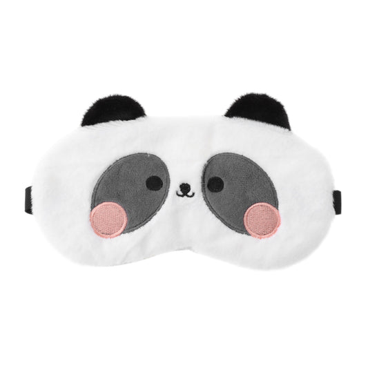 Durable Pandas Eye Mask Cute Eye Shade Cover for Office White