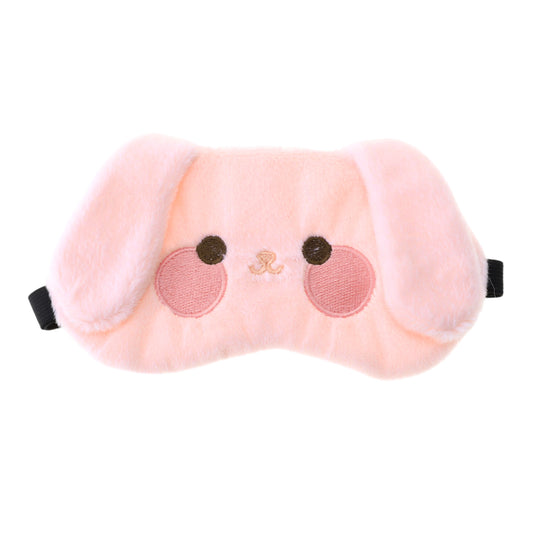 Durable Rabbit Eye Mask Cute Eye Shade Cover for Office Pink