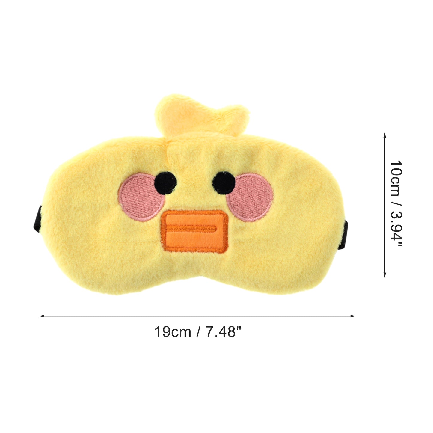 Durable Duck Eye Mask Cute Eye Shade Cover for Office Yellow