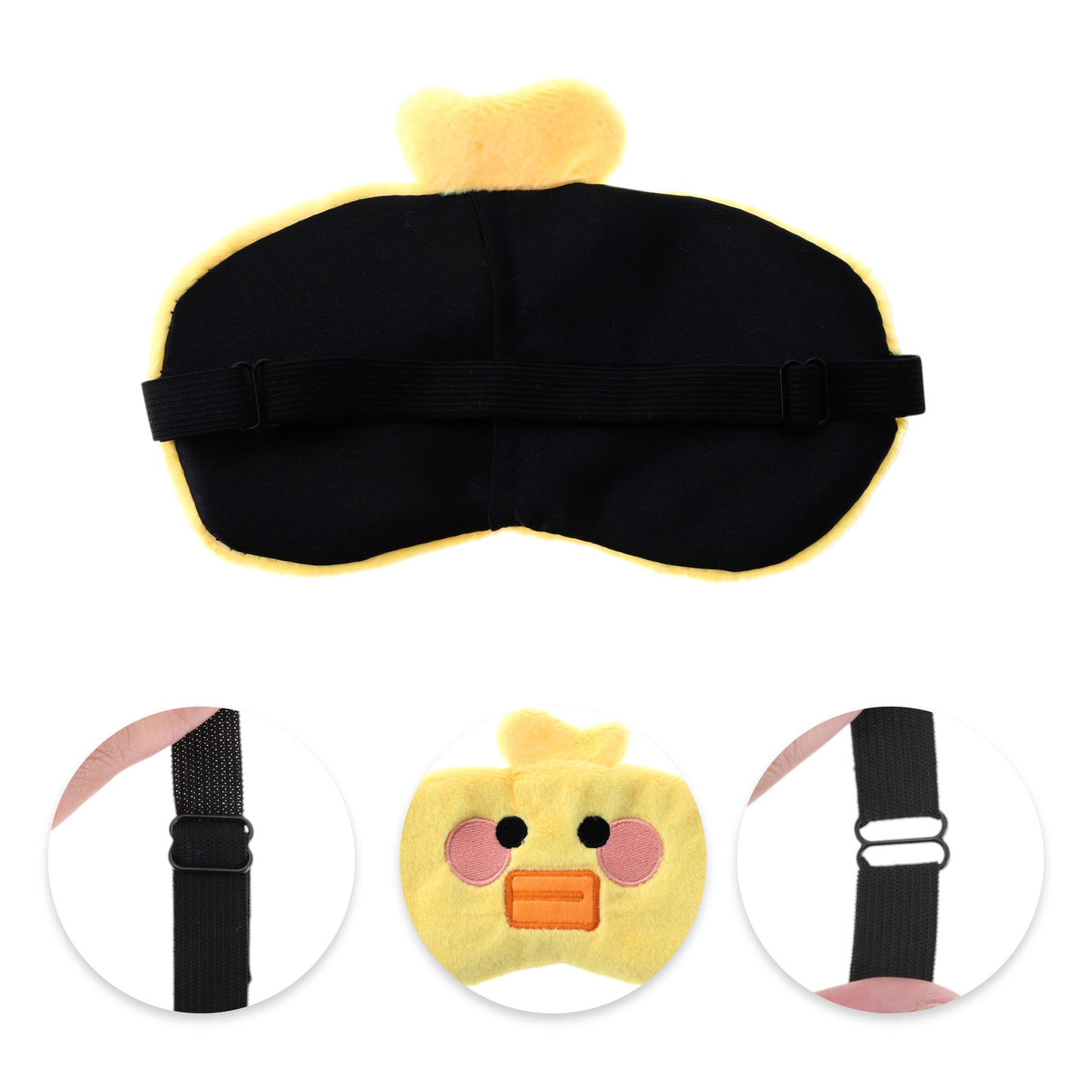 Durable Duck Eye Mask Cute Eye Shade Cover for Office Yellow
