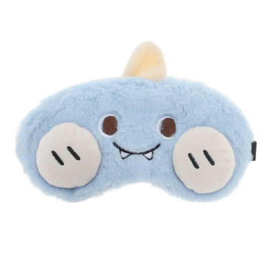 Portable Adjustable Eye Mask Cute Cartoon Eye Mask for Travel Blue