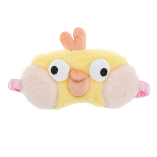 Portable Chicken Not Adjustable Eye Mask Cute Eye Shade Cover for Office Yellow