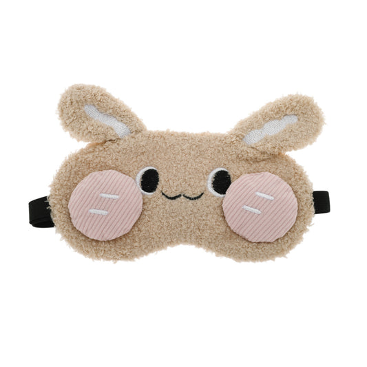 Portable Rabbit Adjustable Cute Eye Mask for Travel Coffee