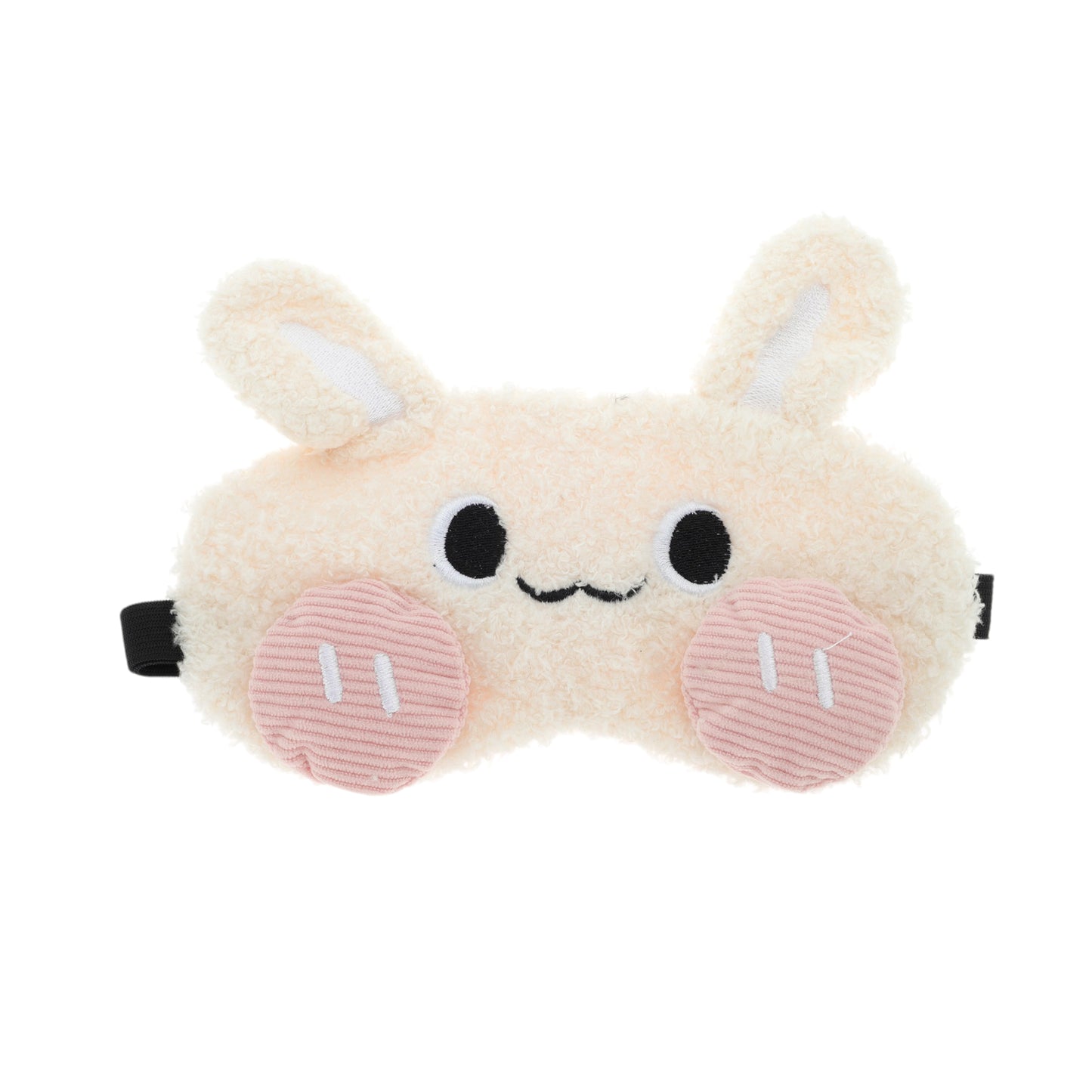 Portable Rabbit Adjustable Cute Eye Mask for Travel Yellow