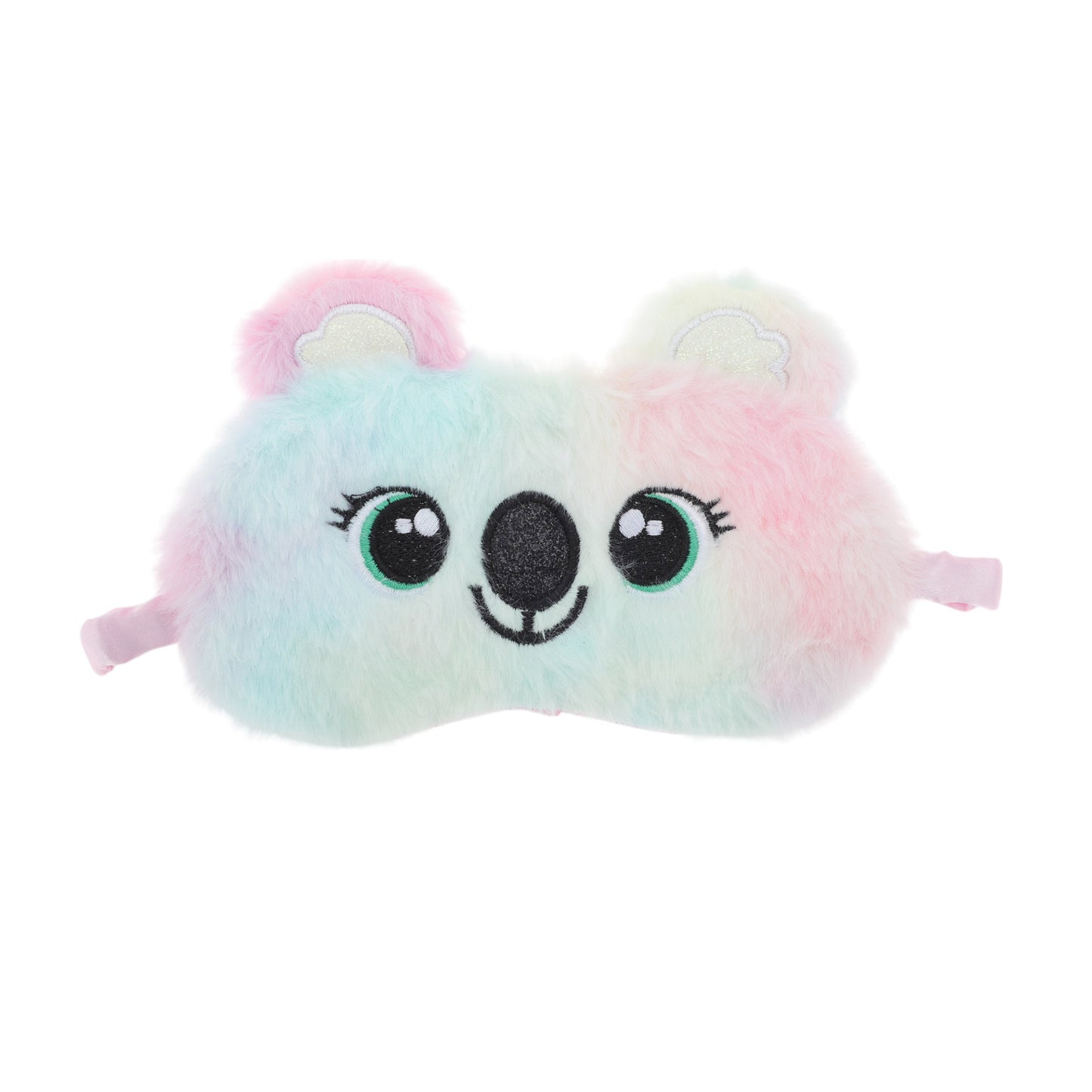 Portable Cartoon Koala Eye Mask for Travel Colorful