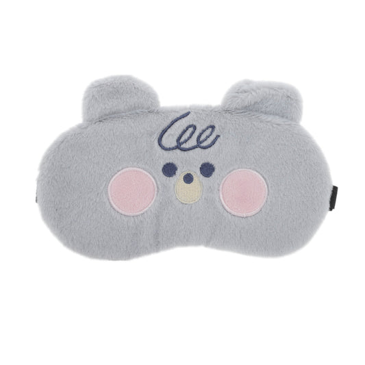 Cartoon Bears Travel Eye Mask Cute Eye Shade Cover Gray
