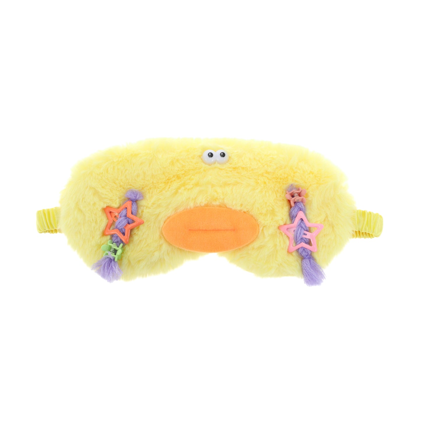 Portable Funny Strap Eye Mask Cute Eye Shade Cover for Office Yellow