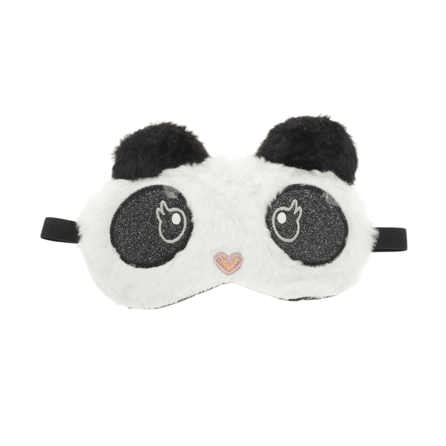 Durable Pandas Sleep Mask Cute Eye Shade Cover for Office White