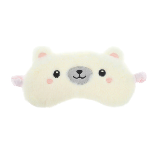 Durable Bears Eye Mask Cute Eye Shade Cover for Office White