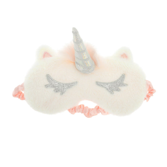 Durable Unicorns Eye Mask Cute Eye Shade Cover for Office Silver