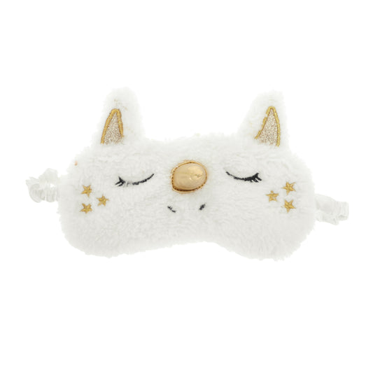 Durable Unicorns Eye Mask Cute Eye Shade Cover for Office Gold