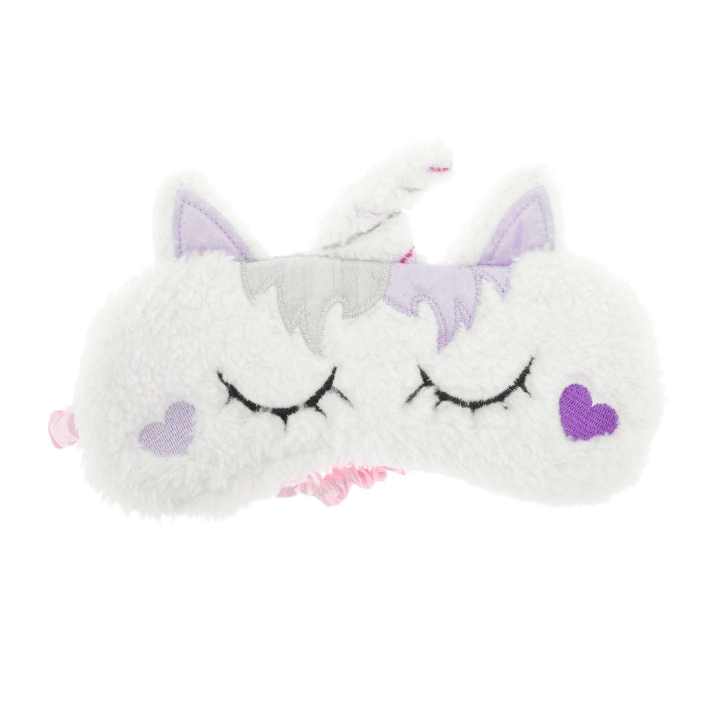 Durable Unicorns Eye Mask Cute Eye Shade Cover for Office Purple