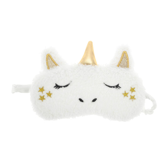 Durable Unicorns Eye Mask Cute Eye Shade Cover for Office White