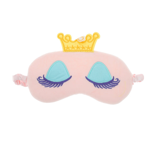Plush Crown Eye Mask Cute Travel Office Eye Mask Pink