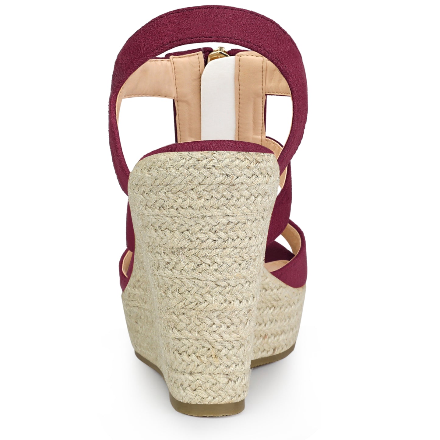 Women's Wedges Zipper Sandals Platform Wedges Heels Sandals