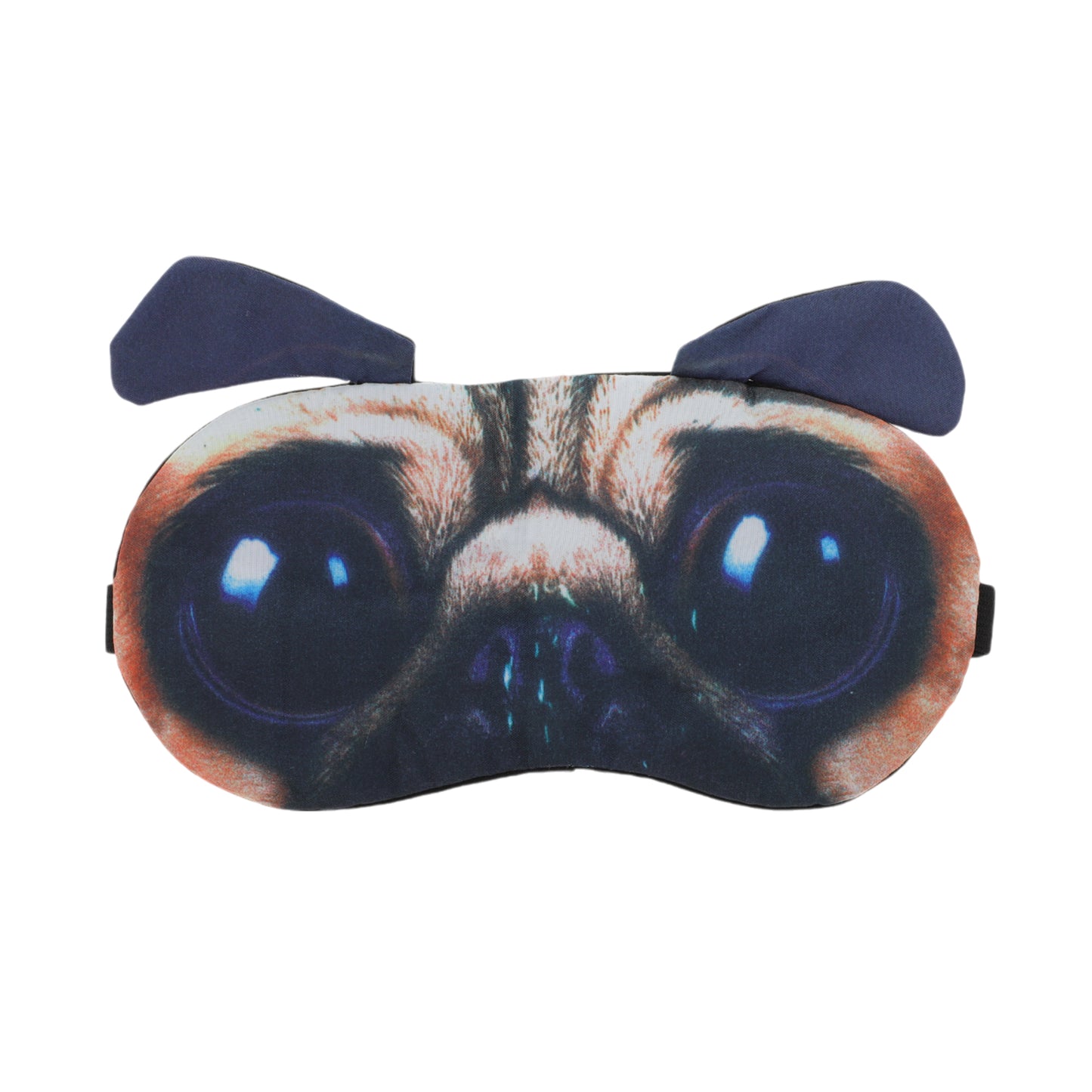 Portable Pugs Sleep Mask Eye Shade Cover for Rest Brown