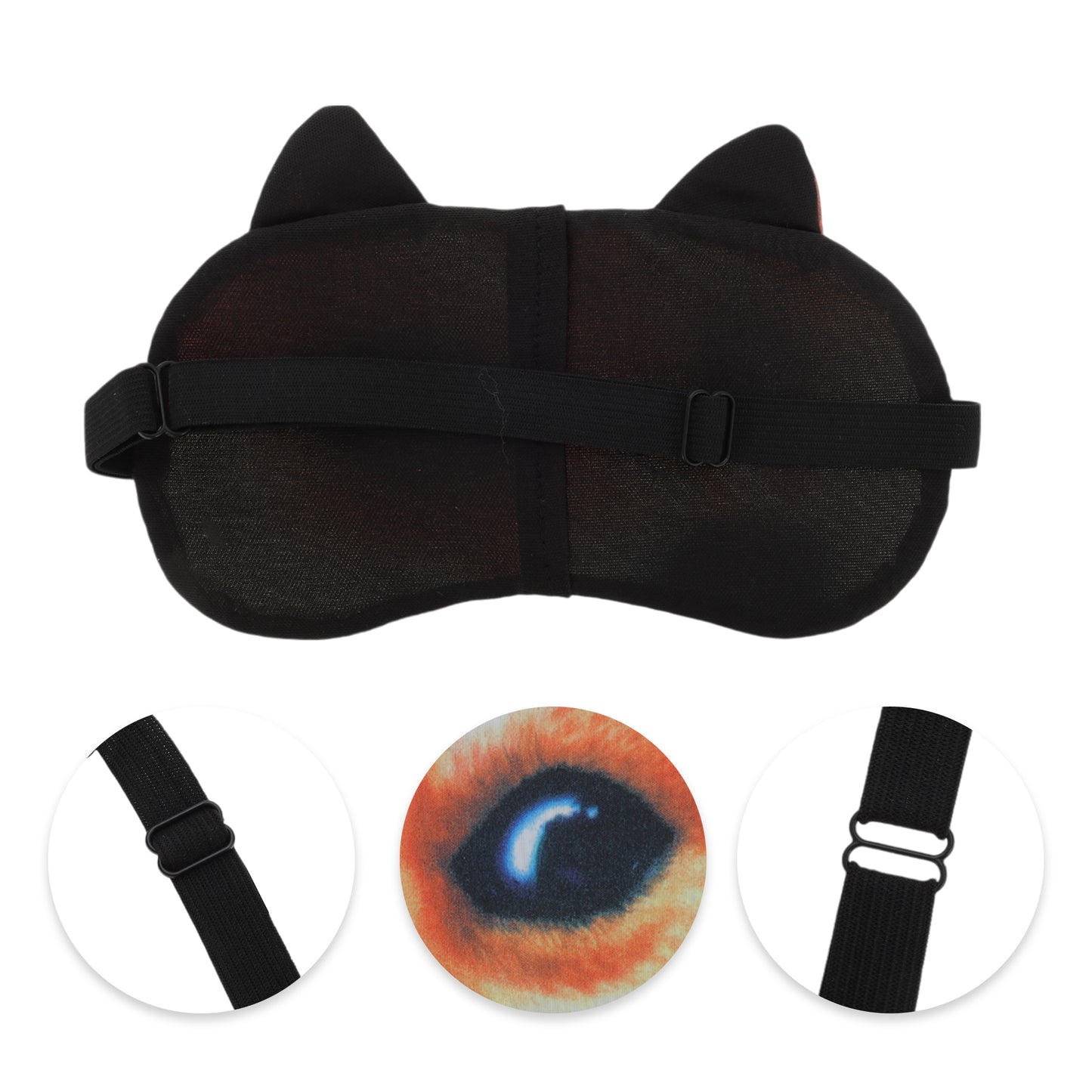 Portable Akita Sleep Mask Eye Shade Cover for Rest Yellow