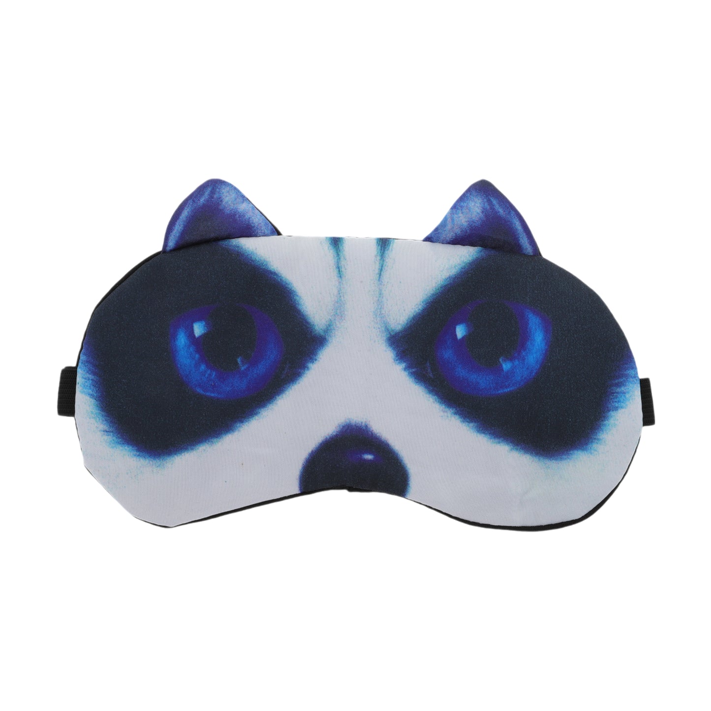 Portable Dog Sleep Mask Eye Shade Cover for Rest Black White