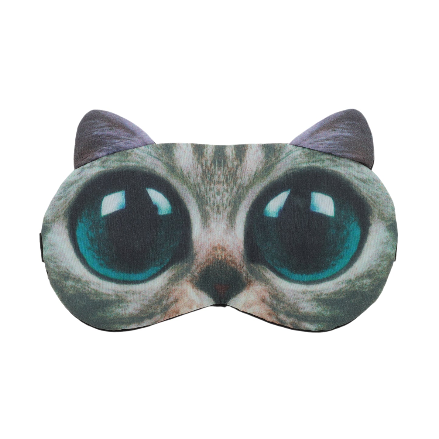 Portable Cat Sleep Mask Eye Shade Cover for Rest Gray