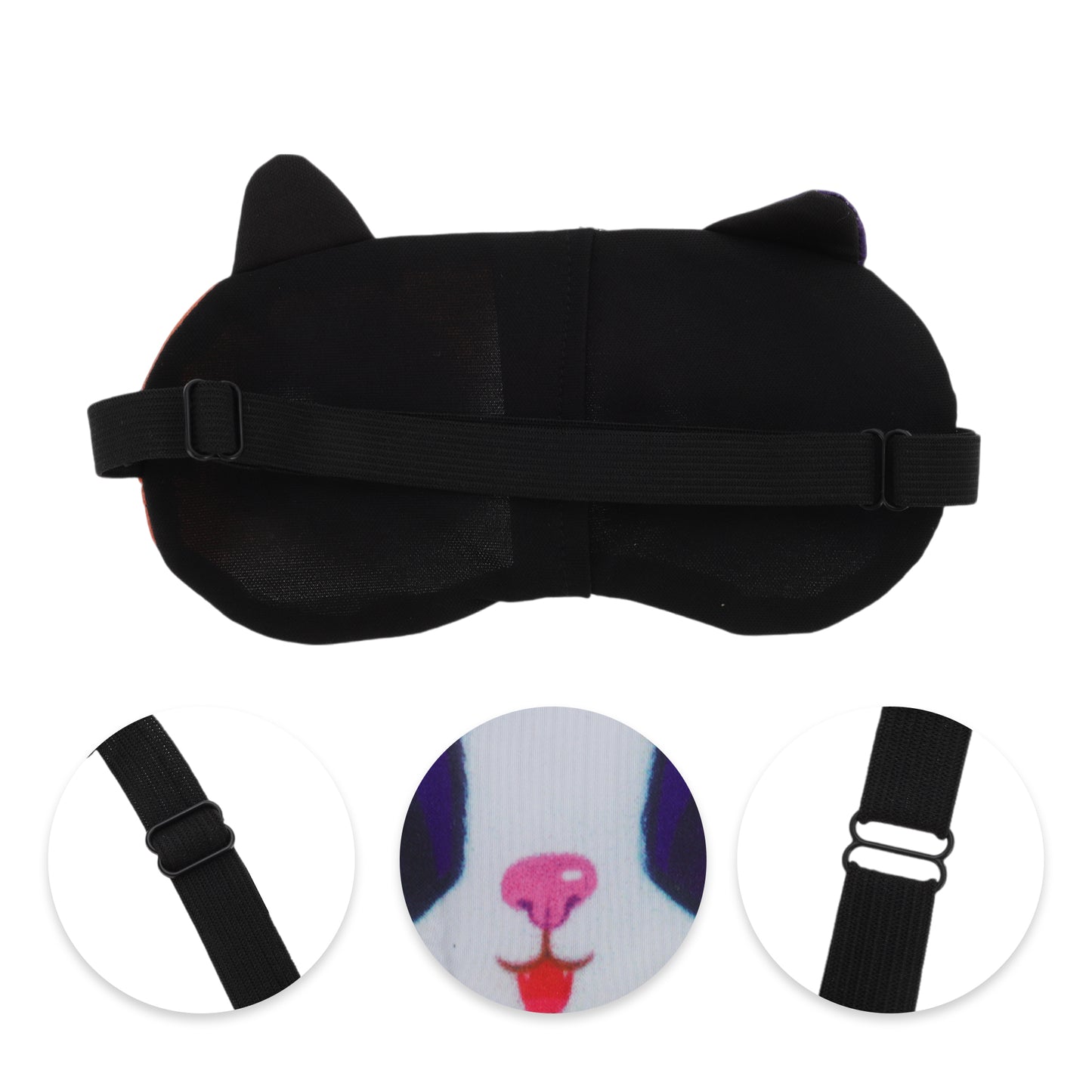 Portable Cat Sleep Mask Eye Shade Cover for Rest Orange