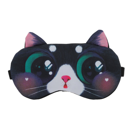Portable Cats Eye Mask Eye Shade Cover for Rest Black