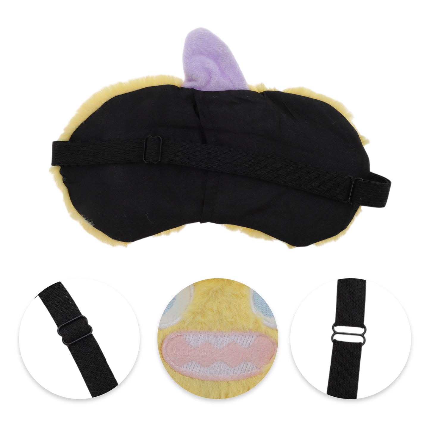 Portable Monster Sleep Mask Eye Shade Cover for Rest Yellow