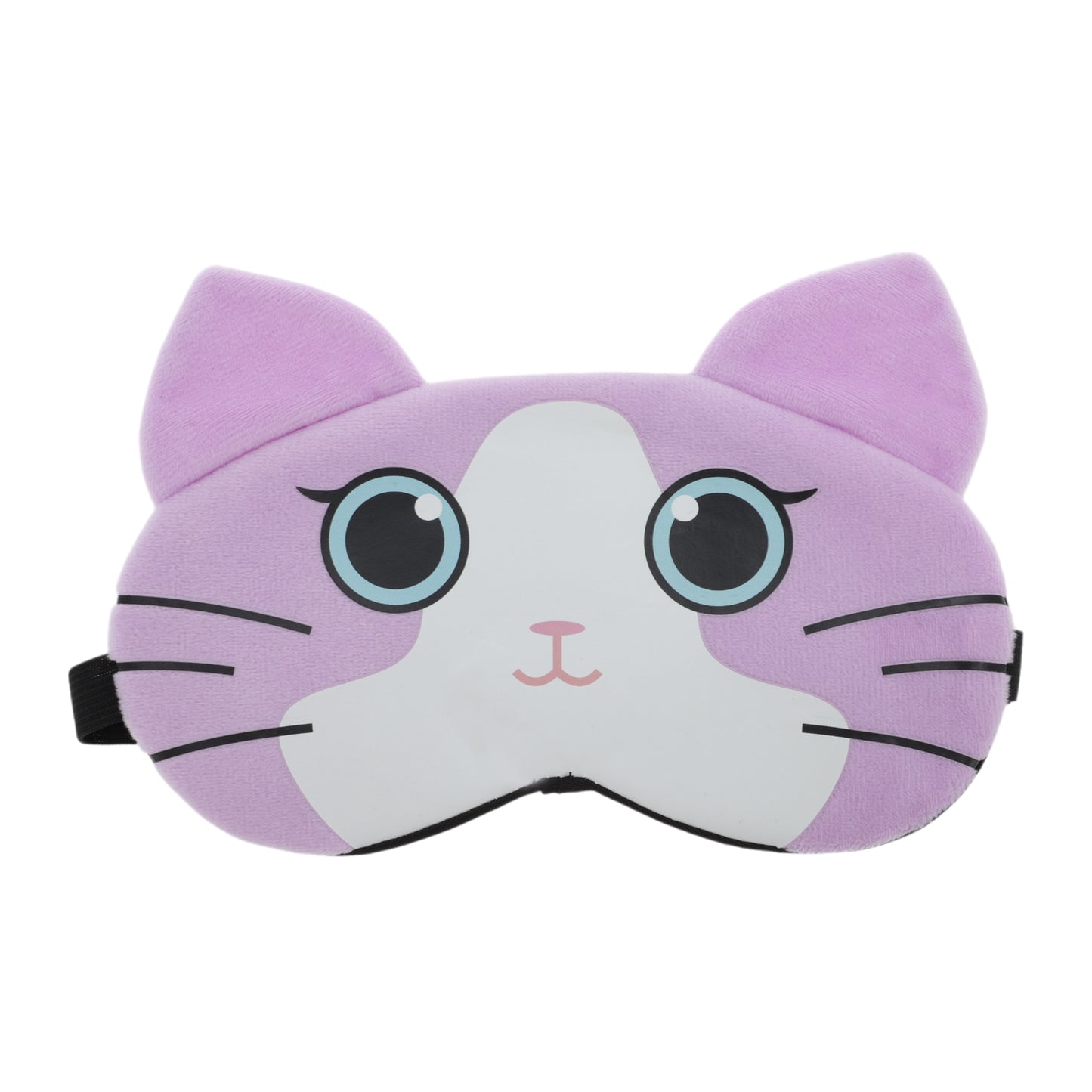 Portable Cat Sleep Mask Eye Shade Cover for Rest Travel Purple