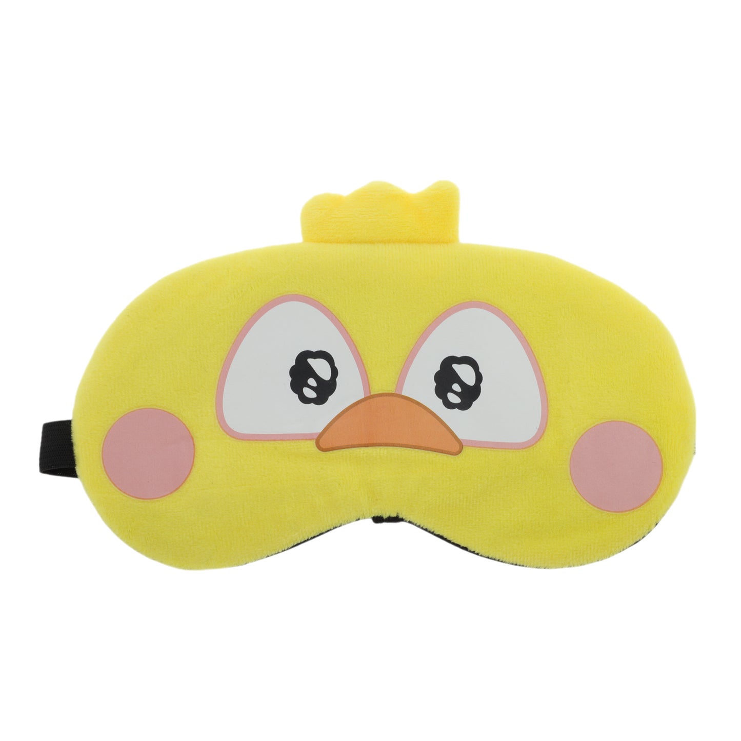 Portable Crown Duck Sleep Mask for Travel for Rest Yellow