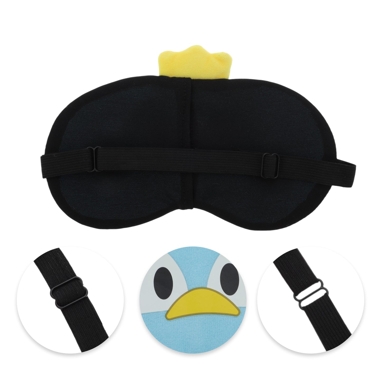 Portable Crown Duck Sleep Mask for Travel for Rest Blue