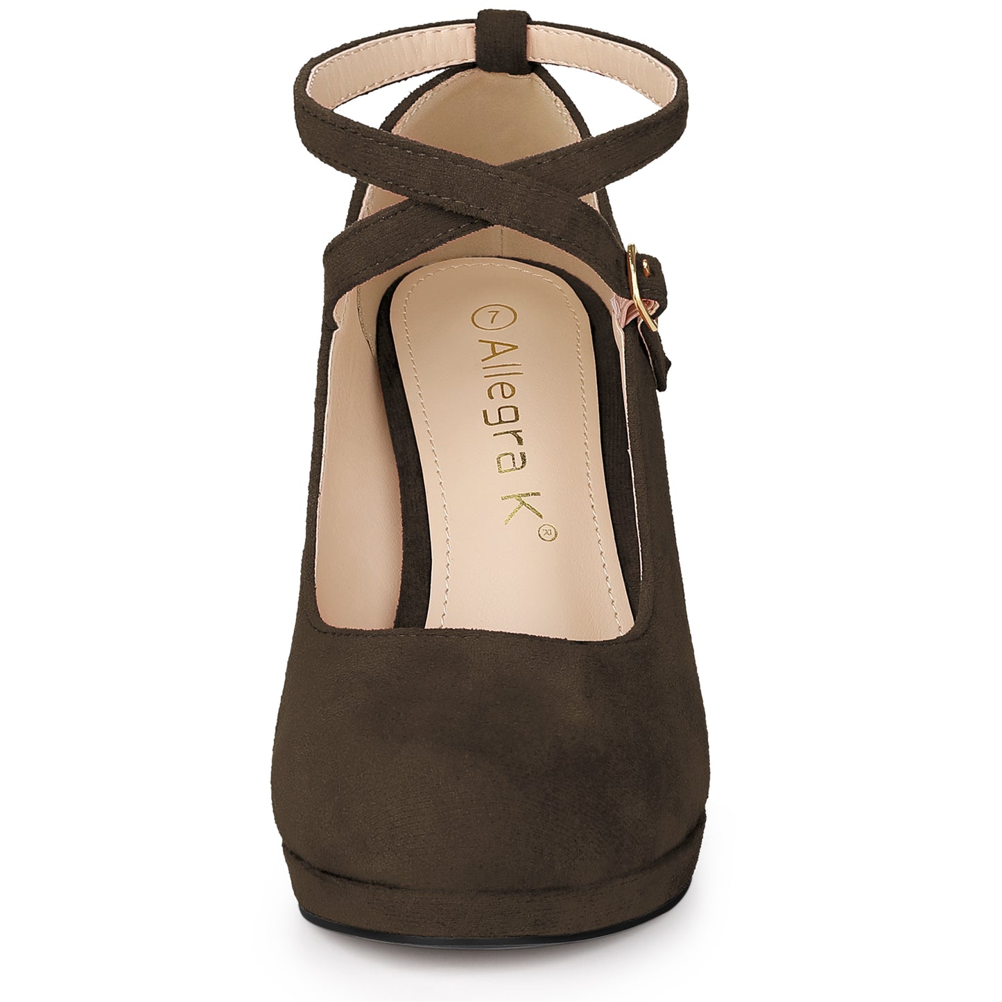 Zapatos Mary Jane con plataforma y tiras cruzadas para mujer
