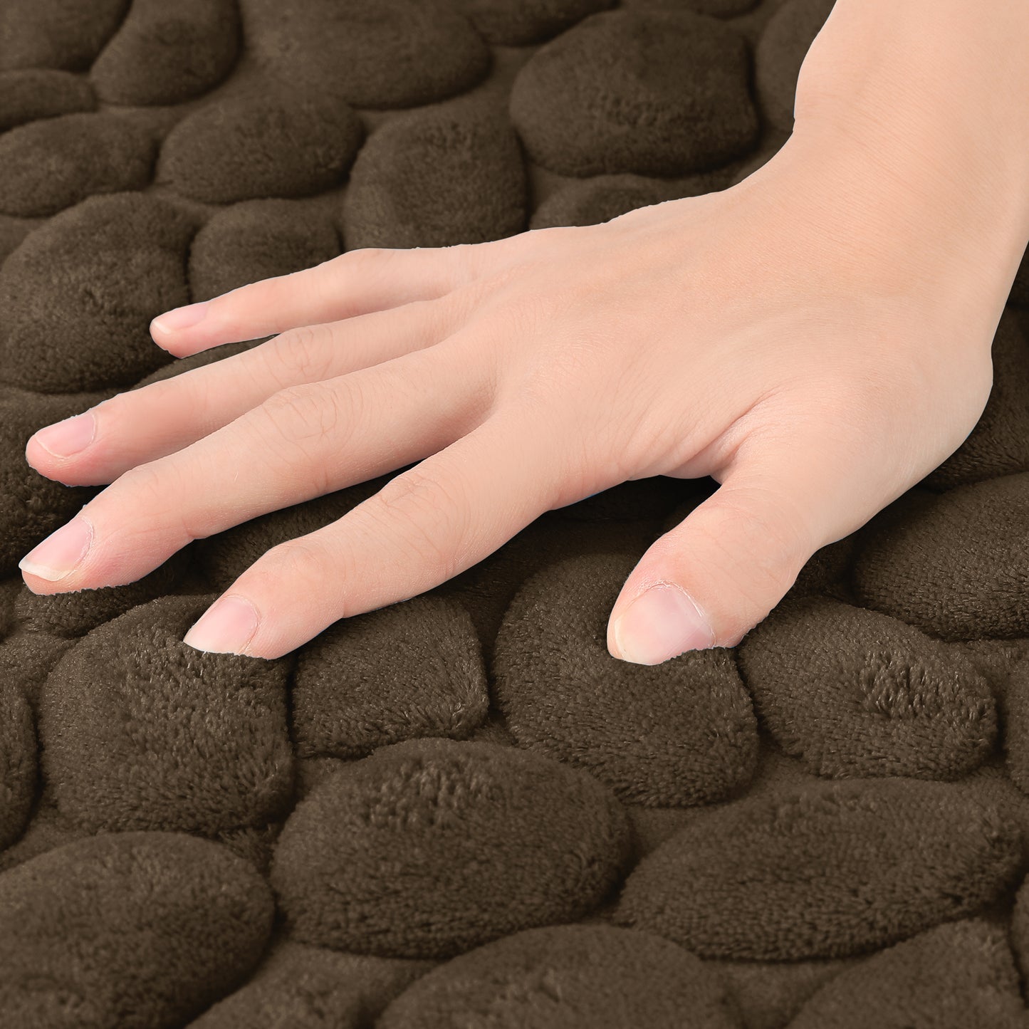 Memory Foam Bathroom Rugs Ultra Soft Non-Slip Water Absorbent Quick Dry Bath Mats