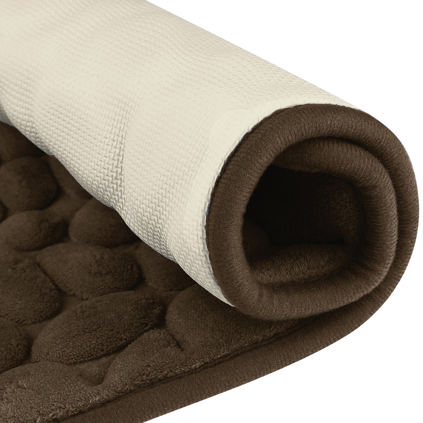 Memory Foam Bathroom Rugs Ultra Soft Non-Slip Water Absorbent Quick Dry Bath Mats