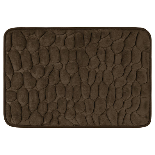 Memory Foam Bathroom Rugs Ultra Soft Non-Slip Water Absorbent Quick Dry Bath Mats