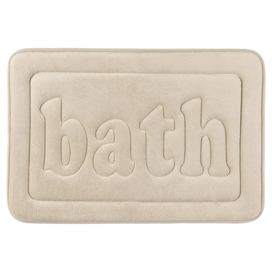 Memory Foam Bathroom Rugs, Non Skid Bottom Water Absorbent Quick Dry Bath Mats