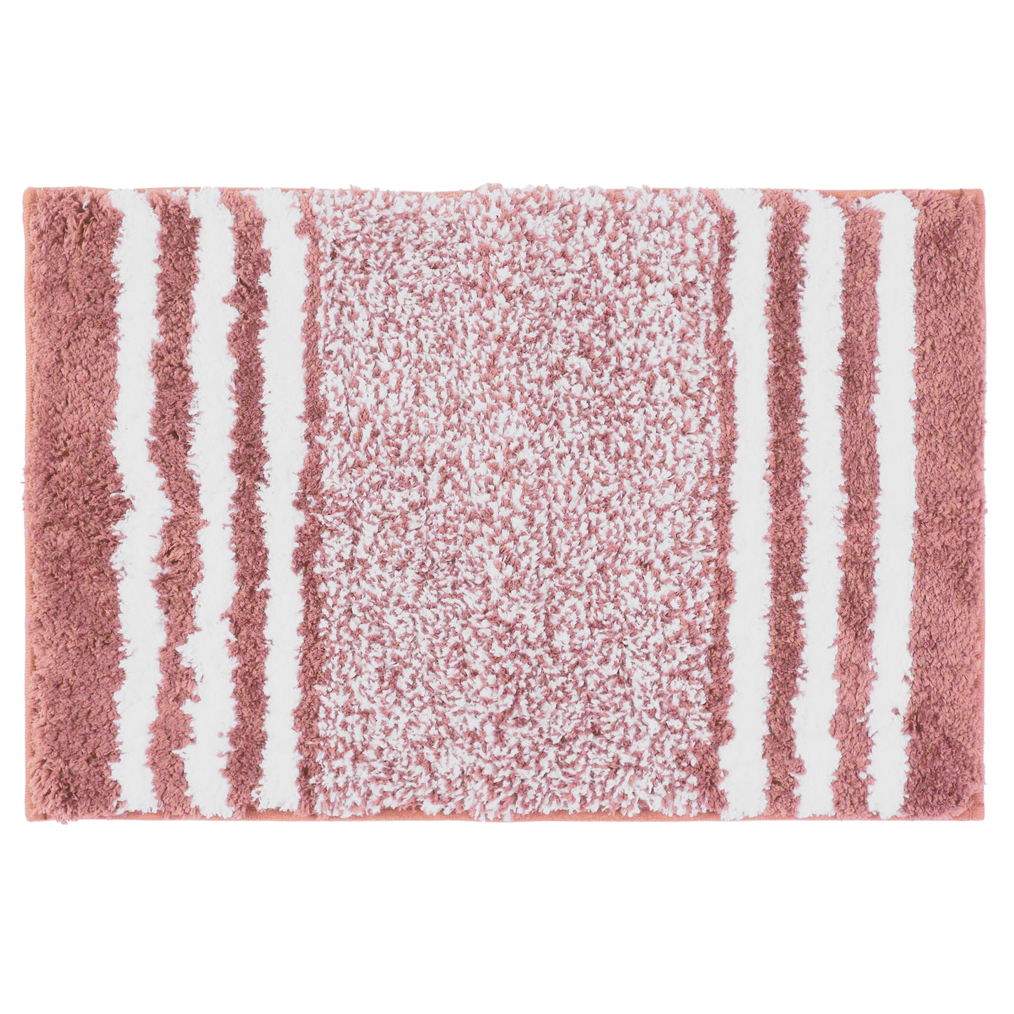 Bathroom Rug Mat, Extra Soft and Absorbent Microfiber Fluffy Striped Non Slip Bath Mats