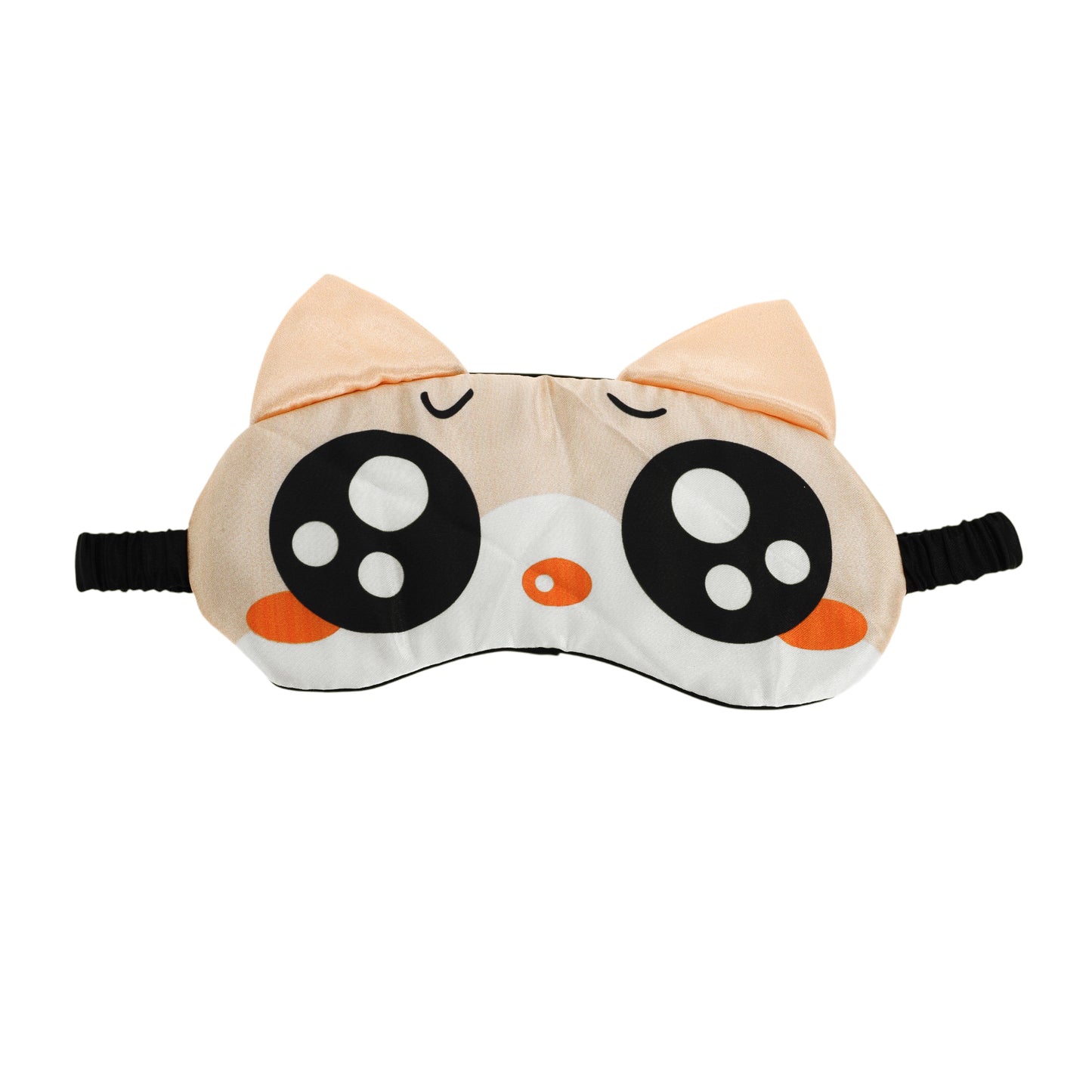 Portable Elastic Strap Eye Mask Eye Shade Cover for Rest Orange