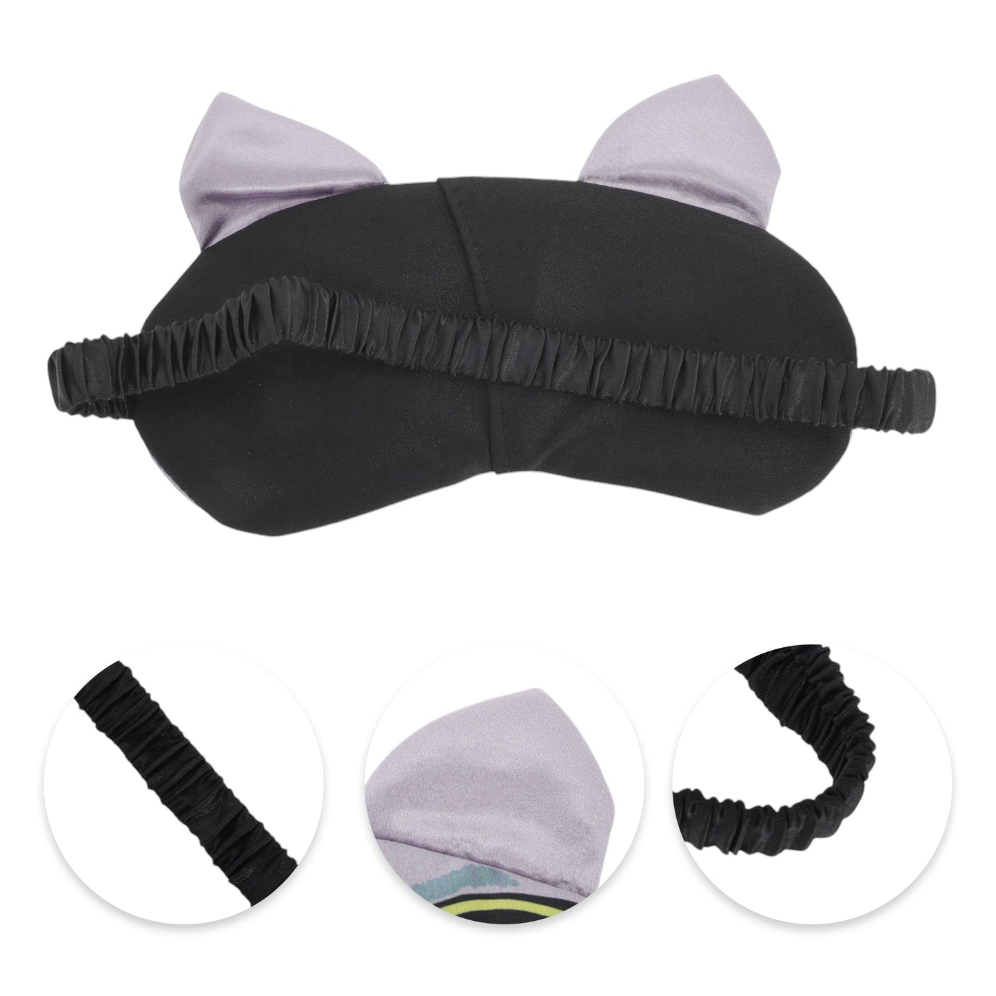 Portable Elastic Strap Eye Mask Eye Shade Cover for Rest Purple