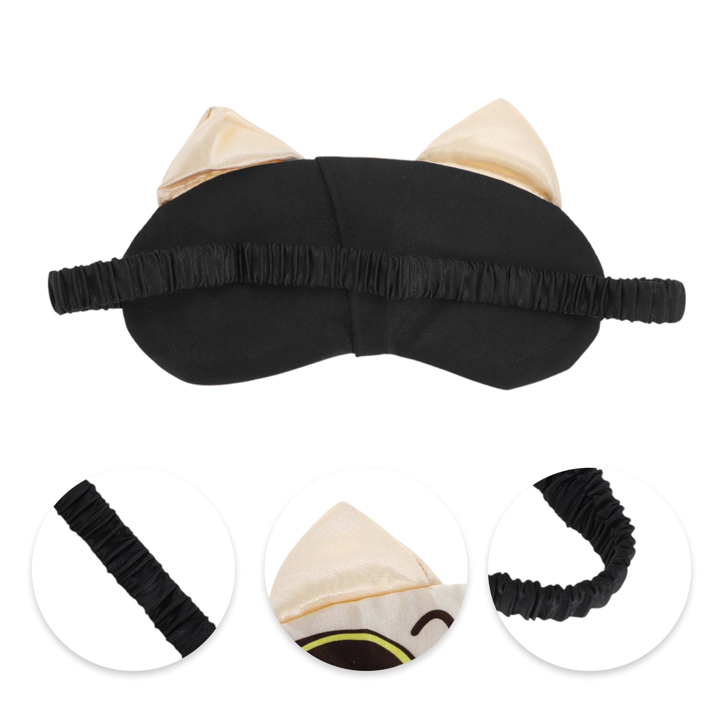 Durable Elastic Strap Eye Mask Eye Shade Cover for Rest Orange