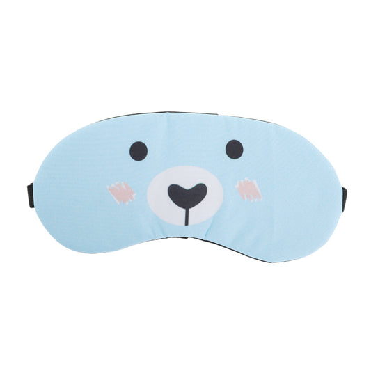 Portable Bears Adjustable Eye Mask Eye Shade Cover for Rest Blue