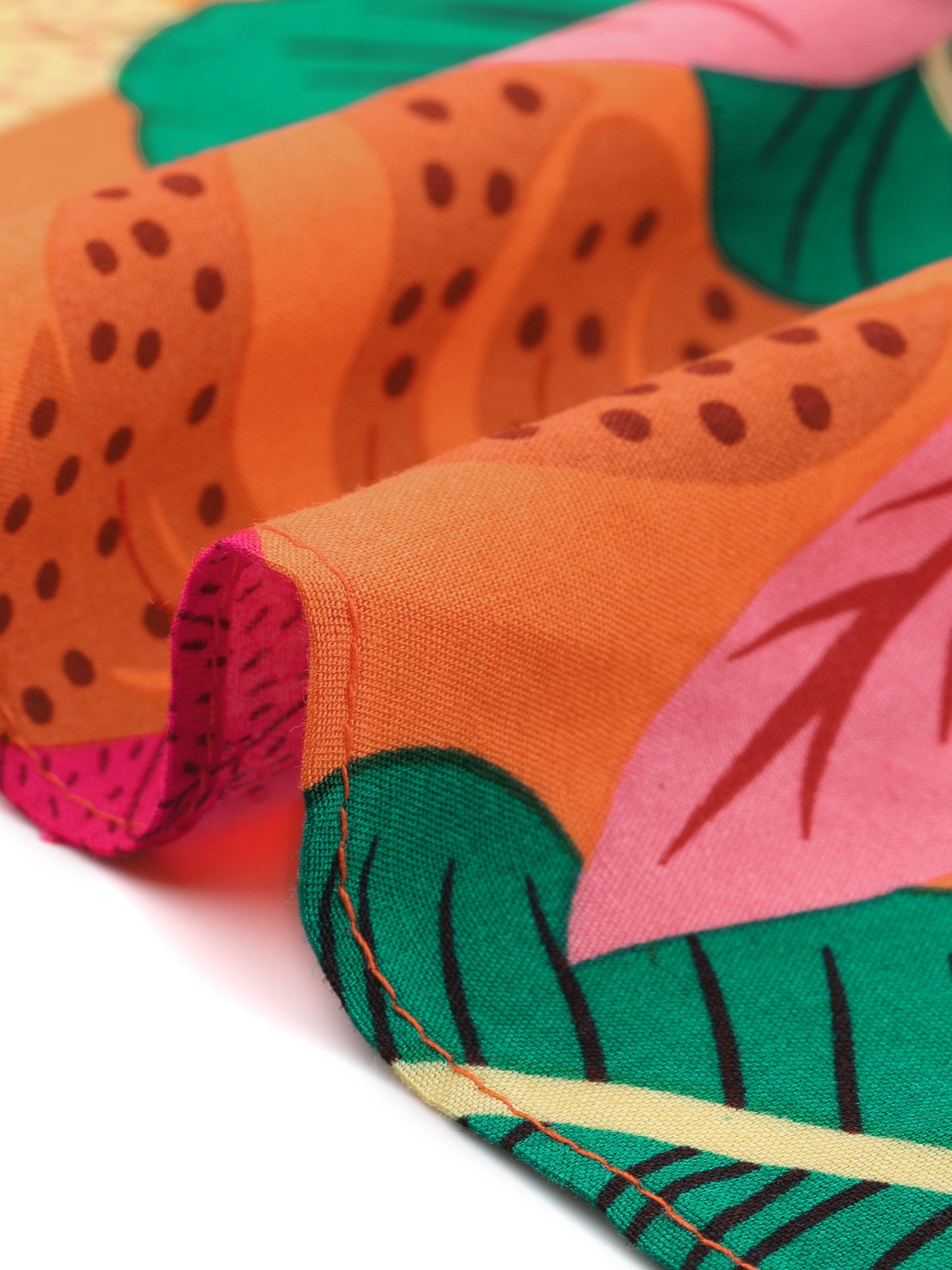 Falda cruzada playera con volantes y nudo para mujer, con estampado floral tropical