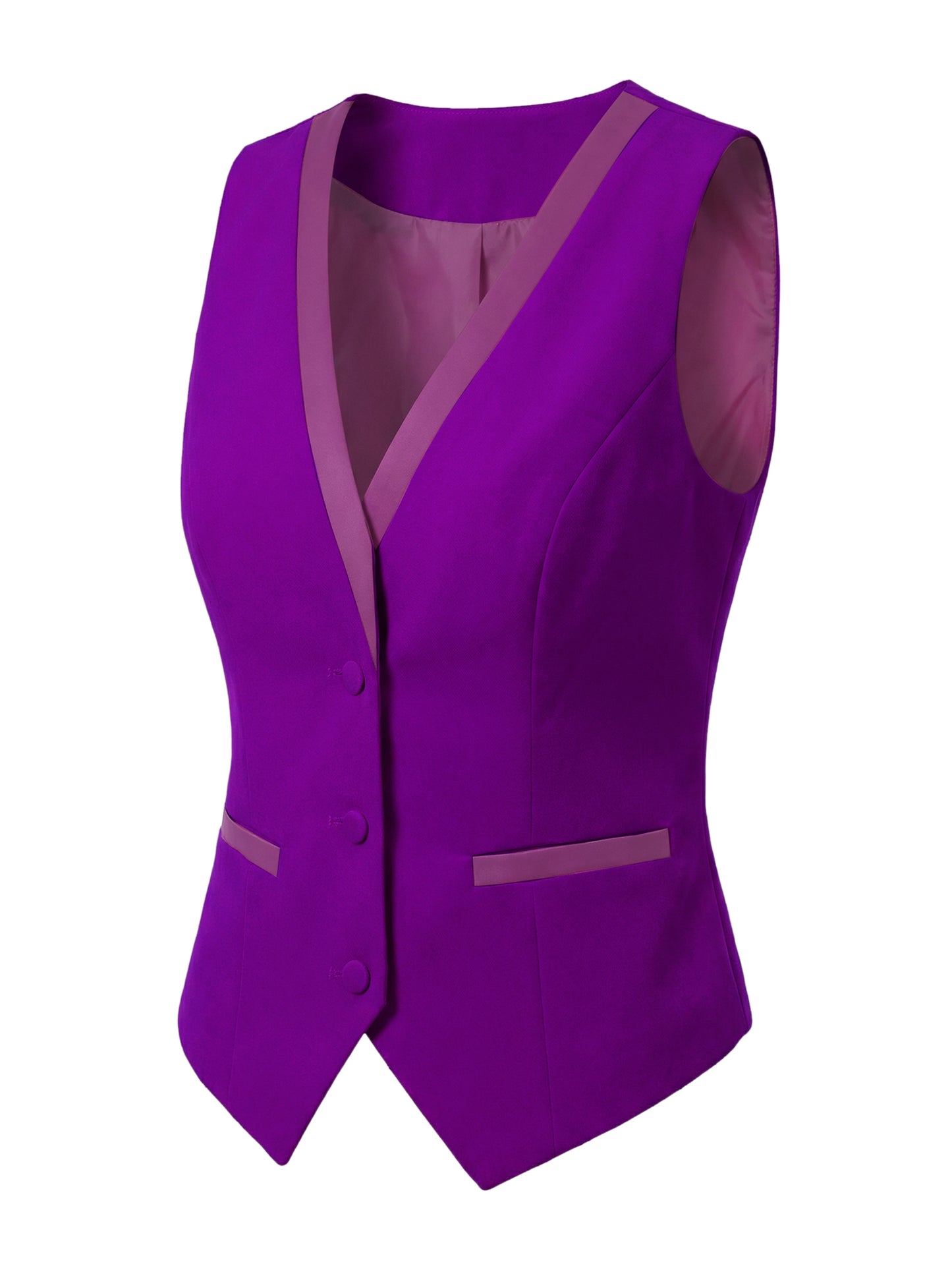 Women's Retro Sleeveless Steampunk Blazer Dressy Vest Velvet Suit Waistcoat (Available in Plus Size)