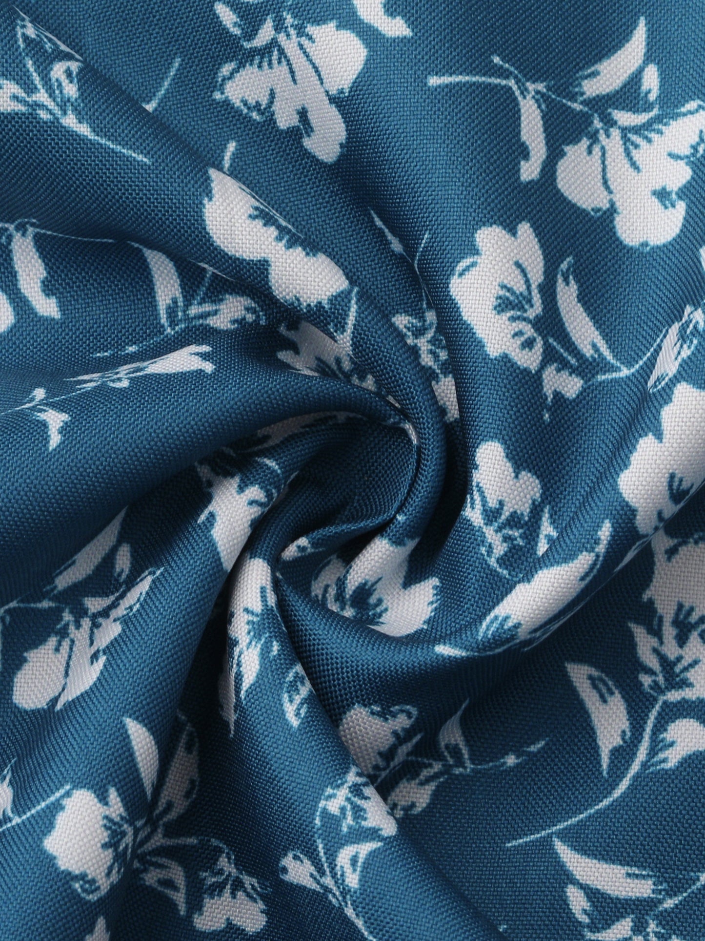 Falda midi floral para mujer, cintura elástica, corte A, estampado de florecitas