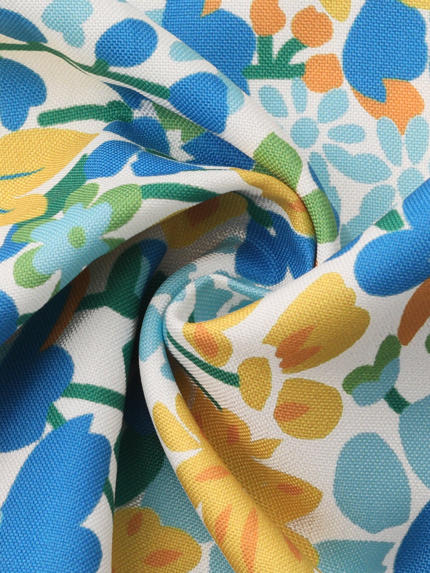 Falda midi floral para mujer, cintura elástica, corte A, estampado de florecitas