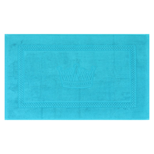 Absorbent Bath Rugs Reversible Cotton Spa Quick Dry Non Slip Thick Machine Wash Bath Mats
