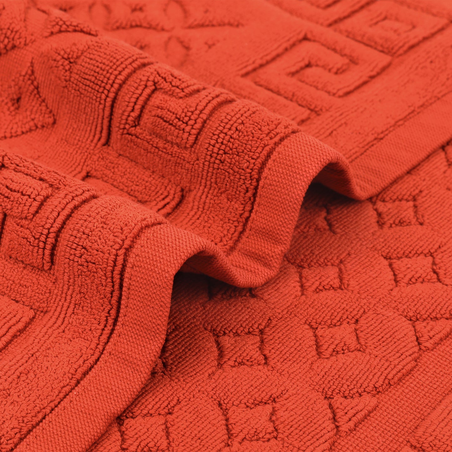 Cotton Bath Mat, Soft Bathroom Rug Absorbent Floor Towel Mats for Hotel Spa Bathtub